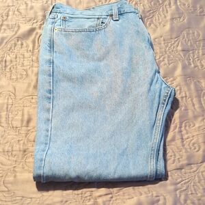 Levi's 505 36x30 Light Blue Denim Jeans